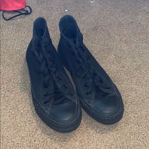 All Black Converses
